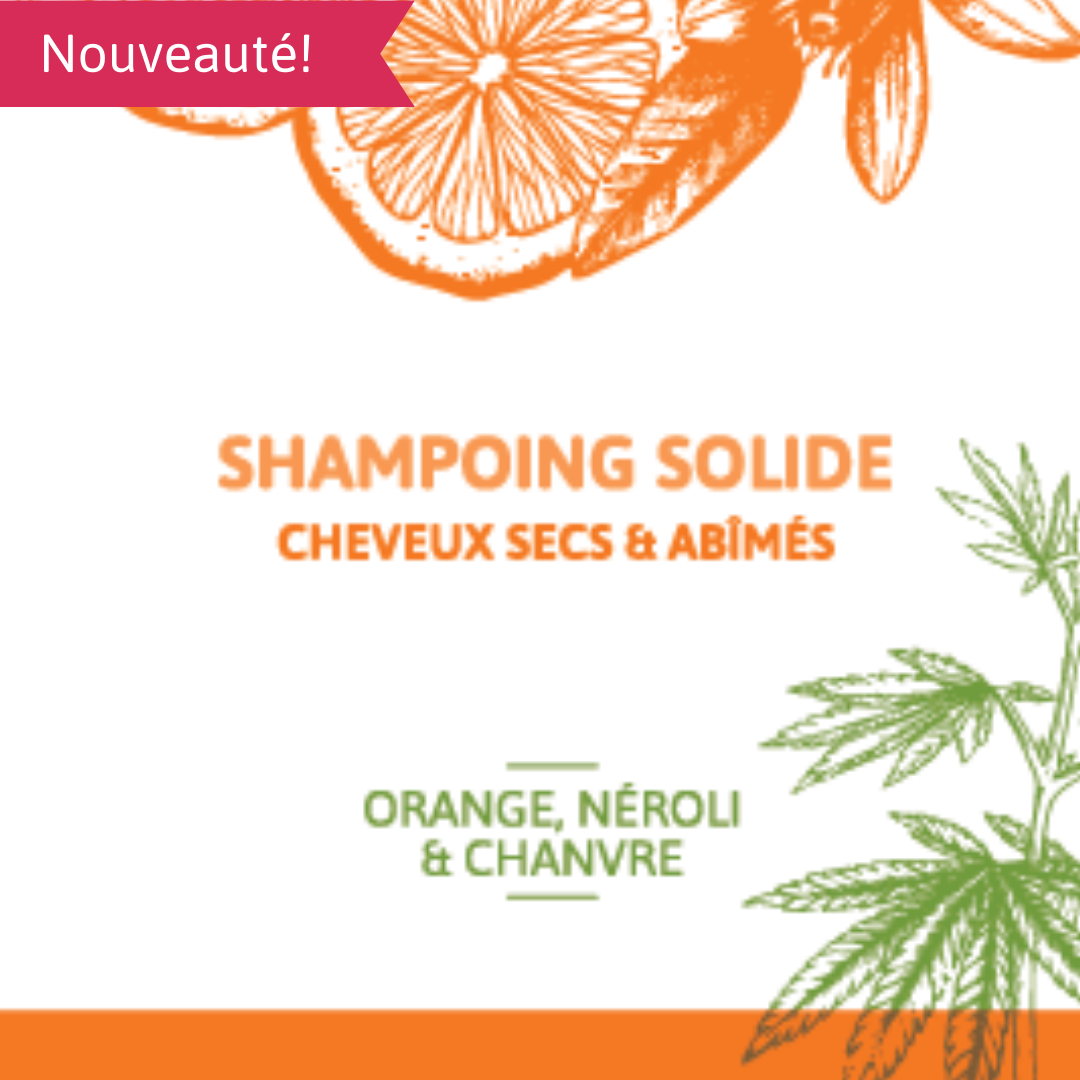 shampoing solide orange